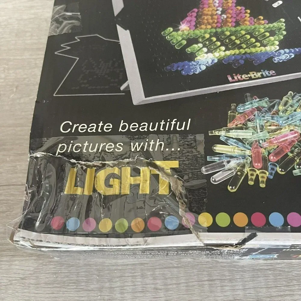 Lite Brite 214 Peg Magic Screen New In Box‎ Retro Style Kids Toy